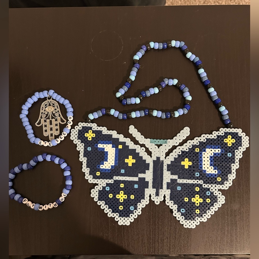 Rave/Festival Kandi Bracelets and Necklace